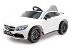 2021 Mercedes Benz Kids Ride On Car 12V Licensed Electric Cars Motorized Vehicles for Boys, Remote Control, Leather Seat, Music, Horn