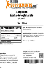 BulkSupplements.com L-Arginine a-Ketoglutarate (AAKG) Powder - Weight Gainer for Men - Workout Powder - Alpha Amino - Arginine Supplement (5 Kilograms - 11 lbs)