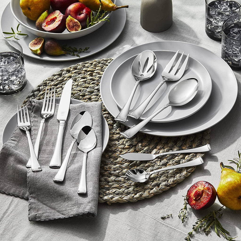 ZWILLING Angelico Flatware Set, 45-Piece, Silver