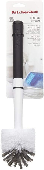 KitchenAid Bottle Brush, Black/White