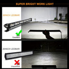 LED Work Light Ultra-thin Single Row LED Light Bar Suitable For Off-road 4x4  Car SUV Trucks Tractor Fog Lights 12V/24V Spot Flood  Light Bar