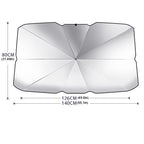 Protect Your Car from the Sun with this Portable, Foldable Car Windshield Sunshade!