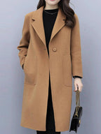 Woolen Mid-length Coat
