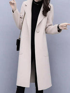 Woolen Mid-length Coat