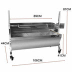 Outdoor Charcoal Pit Patio Backyard Meat Cooker Smoker BBQ Grill Garden Camp USA