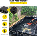 Pond Liner, 16.4x19.7ft, 20 Mil Pond Liners for Outdoor Ponds, HDPE Pond Underlayment for Fountain, Small Pond, Fishpond, Waterfall, Water Garden, Black