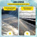 Pond Liner, 16.4x19.7ft, 20 Mil Pond Liners for Outdoor Ponds, HDPE Pond Underlayment for Fountain, Small Pond, Fishpond, Waterfall, Water Garden, Black