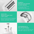 Electric Shaver for Women Bikini Trimmer Hair Remover for Face Body, 5 in 1