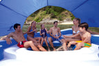 CoolerZ 6 Person Floating Island Lake/Pool Loun&amp; 5 Person Raft