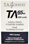 T.A. Sciences TA-65 Rx 45 (250 Units) Tablet Box