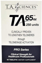 T.A. Sciences TA-65 Rx 45 (250 Units) Tablet Box