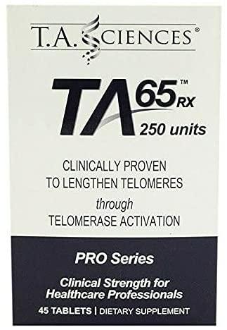 T.A. Sciences TA-65 Rx 45 (250 Units) Tablet Box