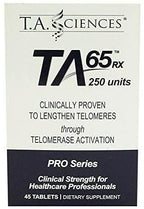 T.A. Sciences TA-65 Rx 45 (250 Units) Tablet Box
