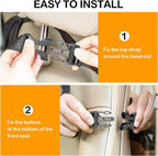 JUCAINHI Car Storage Organizer 2 PCS,Car Backseat Organizer for Kids Durable Waterproof Oxford Fabric with Touchable Tablet Holder 8 Mesh Pockets and 2 Pockets for Snacks Toys,Car Travel Accessories