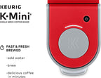 Keurig K-Mini Single Serve K-Cup Pod Coffee Maker, Poppy Red