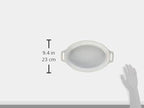 STAUB Ceramics Oval Baking Dish Set, 2-piece, White