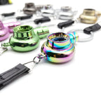Real Whistle Sound Turbo Keychain Sleeve Bearing Spinning Turbo Key Chian Auto Part Turbine Turbocharger Key Ring Key Holder Accessoies