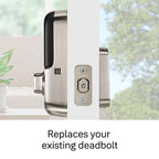 Assure Lock SL Satin Nickel Thumbturn Deadbolt with Slim Touchscreen Keypad