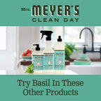 Mrs. Meyer's Hand Soap Refill, Made with Essential Oils, Biodegradable Formula, Basil, 33 fl. oz
