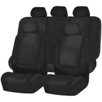 Car Seat Covers Full Set, Polyester Gray Purple Black Blue Red Purple Car Seat Cushion Universal Car Seat Protector Car Decoration Airbag Safe