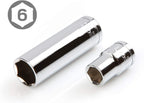 TEKTON 1/2 Inch Drive 6-Point Socket &amp; Ratchet Set, 58-Piece (3/8-1 in., 10-24 mm) | SKT25301