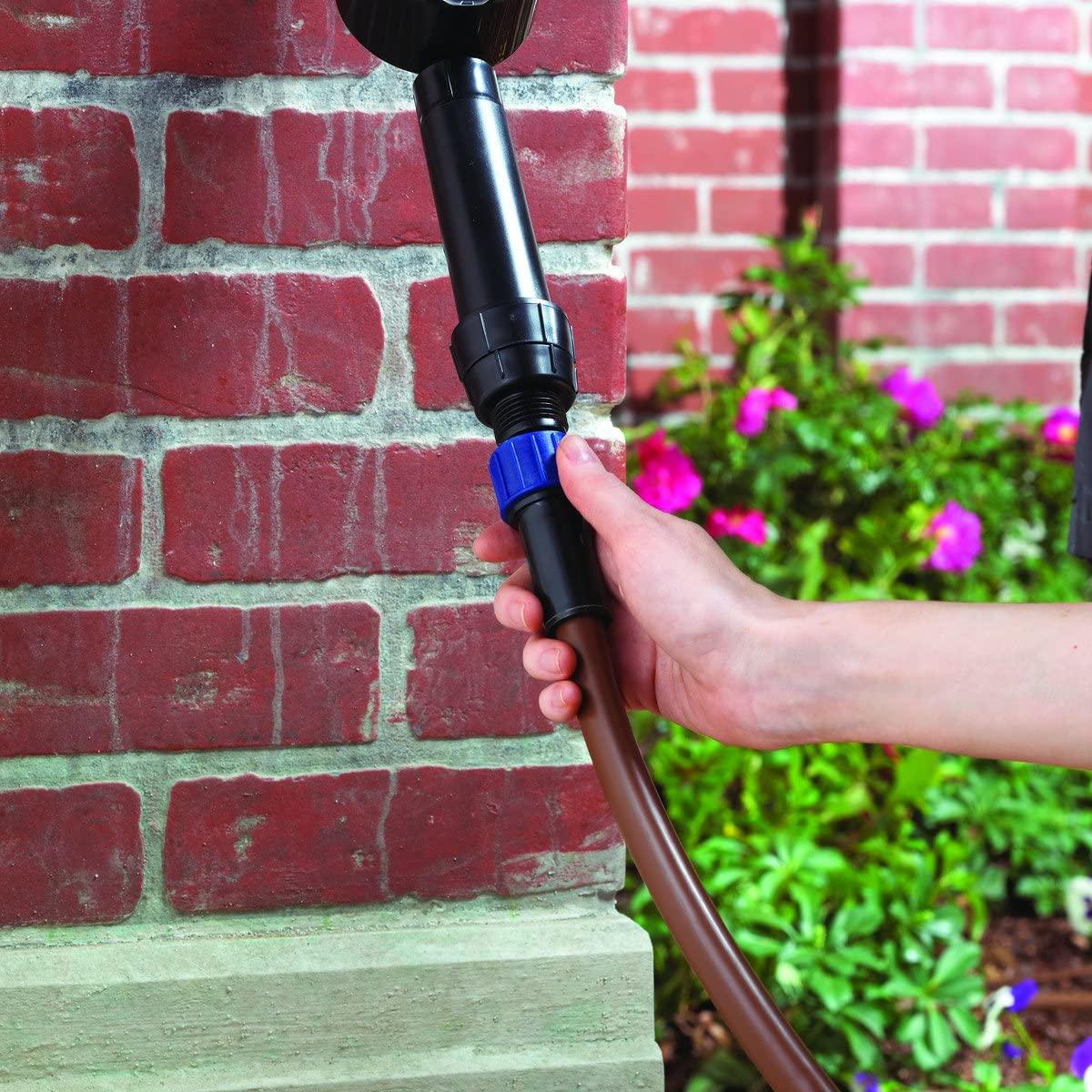 Raindrip SDFSTH1P Automatic Watering Kit with Timer, Black Brown
