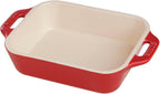 STAUB Ceramics Rectangular Baking Dish, 13x9-inch, Cherry