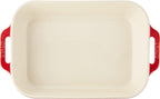 STAUB Ceramics Rectangular Baking Dish, 13x9-inch, Cherry