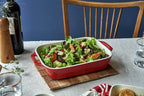 STAUB Ceramics Rectangular Baking Dish, 13x9-inch, Cherry