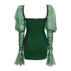 mesh bodycon elegant dress