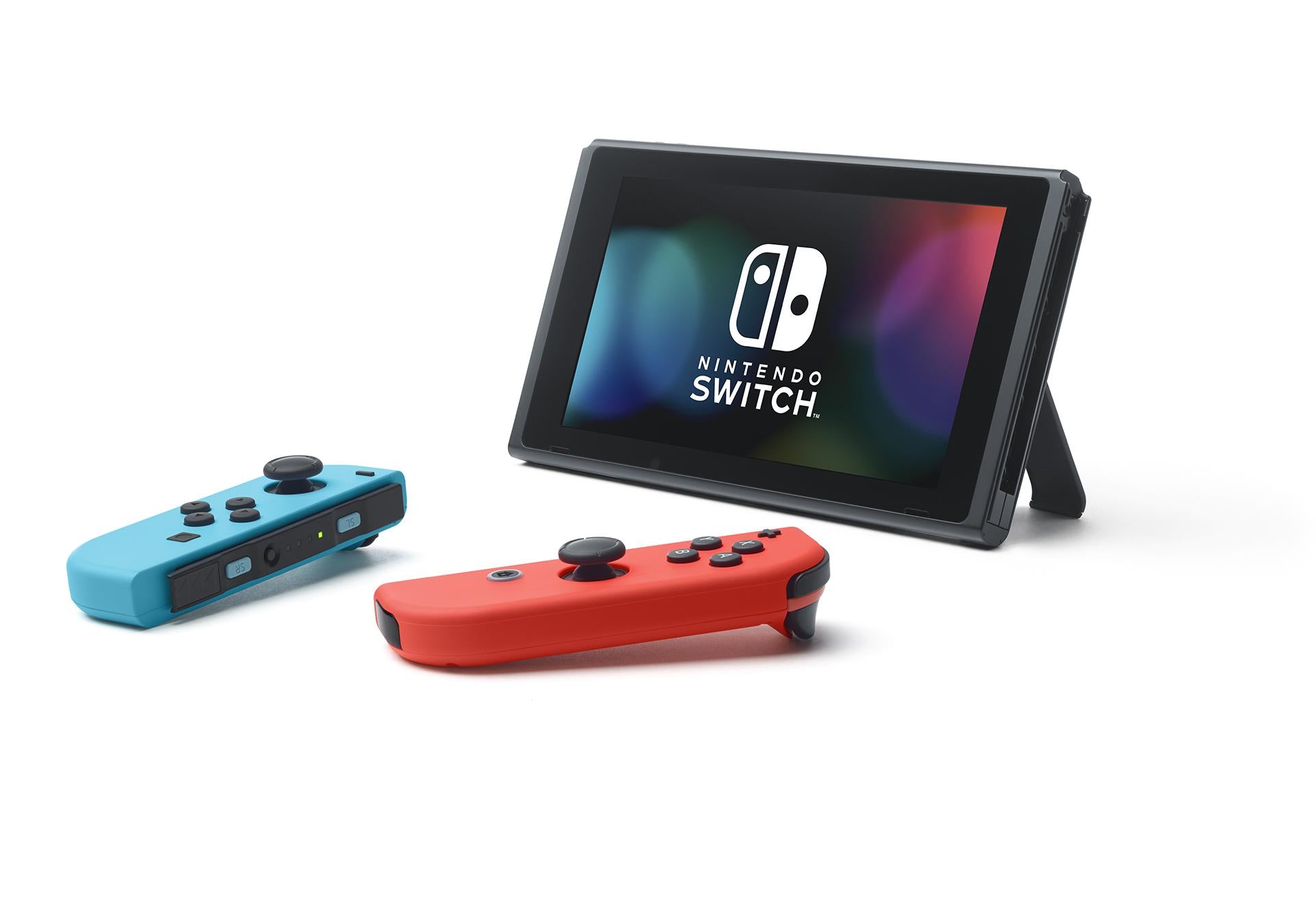 Nintendo Switch with Blue &amp; Red Joy-Con, Mario Kart 8 Deluxe &amp; 3 Month MemberBundle