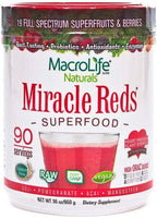 MacroLife Naturals Complete Protein Bundle 3ct - Macro Greens Superfood Powder 30oz (90 Servings) + Miracle Reds Superfood Powder 30oz (90 Servings) + MacroMeal Vegan Vanilla Protein (28 Servings)