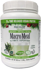 MacroLife Naturals Complete Protein Bundle 3ct - Macro Greens Superfood Powder 30oz (90 Servings) + Miracle Reds Superfood Powder 30oz (90 Servings) + MacroMeal Vegan Vanilla Protein (28 Servings)