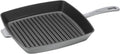 Staub Cast Iron 12-inch Square Grill Pan - Graphite Grey, Made in France