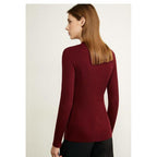 minimalist slim fit turtleneck sweater