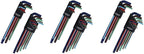 Bondhus 69600 Ball End DoublePK L-Wrench Set w/ColorGuard, 13 Piece (Thrее Расk)