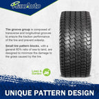 MaxAuto 2 Pcs Turf Saver Lawn & Garden Tire - 20x8.00x10 LRB 4ply