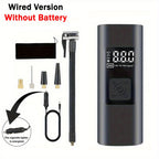 6000mAh Portable Cordless Tire Inflator: 150PSI Digital Air Pump for Cars, Bikes, and Boats