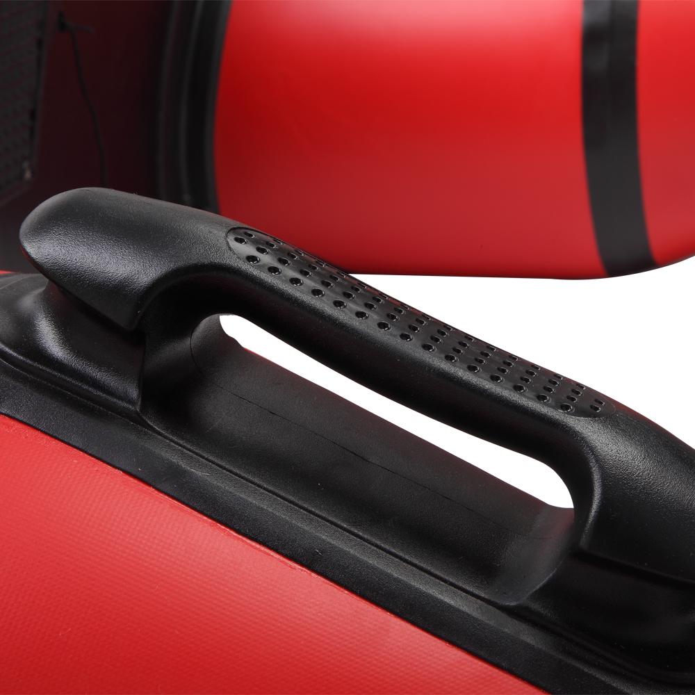 2 Person Inflatable Boats for Adults for Lake River Float Fishing , 10ft - Black Red