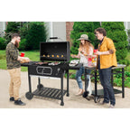 Deluxe Charcoal Grill 30-Inch LarBBQ Smoker CD2030AN