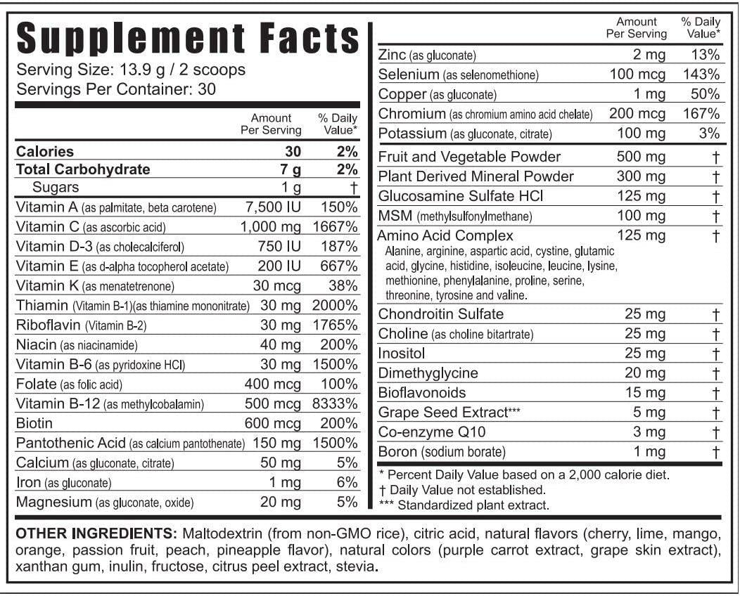6 Pack Beyond Tangy Tangerine Youngevity Multivitamin 420g Canisters (Ships Worldwide) by Youngevity