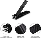 Nail Clippers Set, Ultra Sharp Sturdy Fingernail and Toenail Clipper Cutters with Visibly Tin Case by HAWATOUR