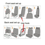 9-Piece Universal Car Seat Interior Accessories Set - Add A Touch Of Style To Your Vehicle!