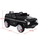Veryke Electric Cars for Kids, Black Electric Cars for Kids to Ride, Battry-Powered Ride On Mini Car Gifts for Children Child Boys, 12V Kids Ride-On Truck Car w/ Remote Control