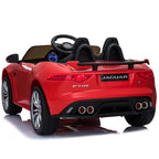 Aosom 12V Jaguar F-Type SVR Kids Battery Powered Ride On Car double seat double door MP3 Music W/ Remote Control- Red