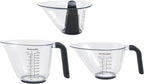 KitchenAid Gourmet Measuring Jugs, Set of 3, Black