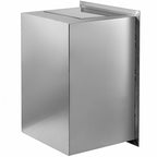 19.6x26.5 Inch Slide Out Trash Drawer BBQ Island Drawer Narrow Trash Bin w/ Ring