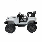 12V Kids Ride On Car SUV MP3 RC Remote Control LED Lights White for Christmas gift