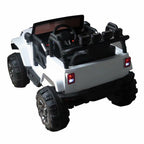 12V Kids Ride On Car SUV MP3 RC Remote Control LED Lights White for Christmas gift