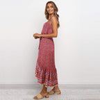 boho floral maxi dress
